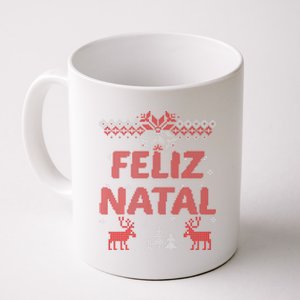 Feliz Natal Portuguese Merry Christmas Gift Idea Coffee Mug