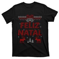 Feliz Natal Portuguese Merry Christmas Gift Idea T-Shirt