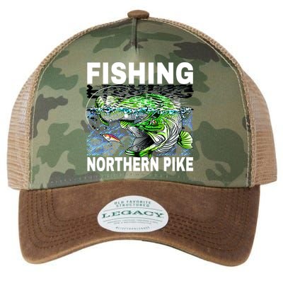 Fishing Northern Pike Legacy Tie Dye Trucker Hat