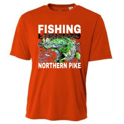 Fishing Northern Pike Cooling Performance Crew T-Shirt