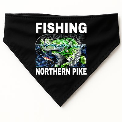 Fishing Northern Pike USA-Made Doggie Bandana