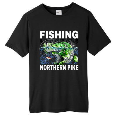 Fishing Northern Pike Tall Fusion ChromaSoft Performance T-Shirt