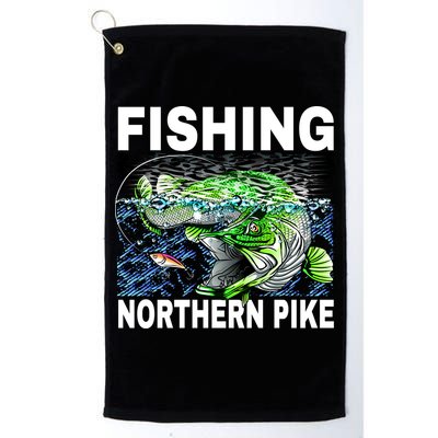 Fishing Northern Pike Golf Towel