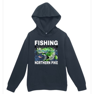 Fishing Northern Pike Urban Pullover Hoodie