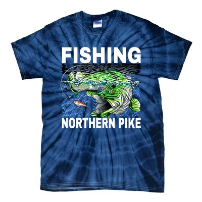 Fishing Northern Pike Tie-Dye T-Shirt