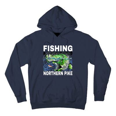 Fishing Northern Pike Tall Hoodie