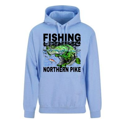 Fishing Northern Pike Unisex Surf Hoodie