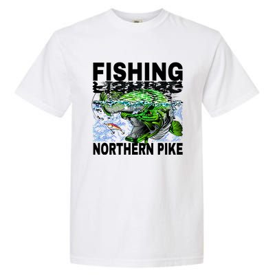 Fishing Northern Pike Garment-Dyed Heavyweight T-Shirt