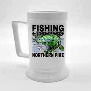 Fishing Northern Pike Beer Stein