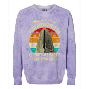 Funny Nakatomi Plaza Christmas Party 1988 Xmas Holiday Colorblast Crewneck Sweatshirt