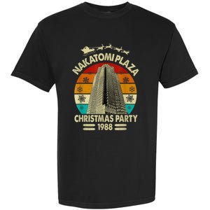 Funny Nakatomi Plaza Christmas Party 1988 Xmas Holiday Garment-Dyed Heavyweight T-Shirt