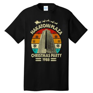 Funny Nakatomi Plaza Christmas Party 1988 Xmas Holiday Tall T-Shirt