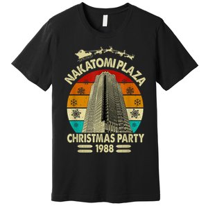 Funny Nakatomi Plaza Christmas Party 1988 Xmas Holiday Premium T-Shirt