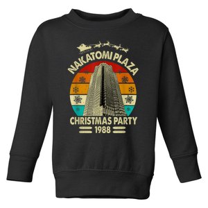 Funny Nakatomi Plaza Christmas Party 1988 Xmas Holiday Toddler Sweatshirt