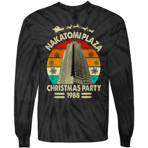 Funny Nakatomi Plaza Christmas Party 1988 Xmas Holiday Tie-Dye Long Sleeve Shirt