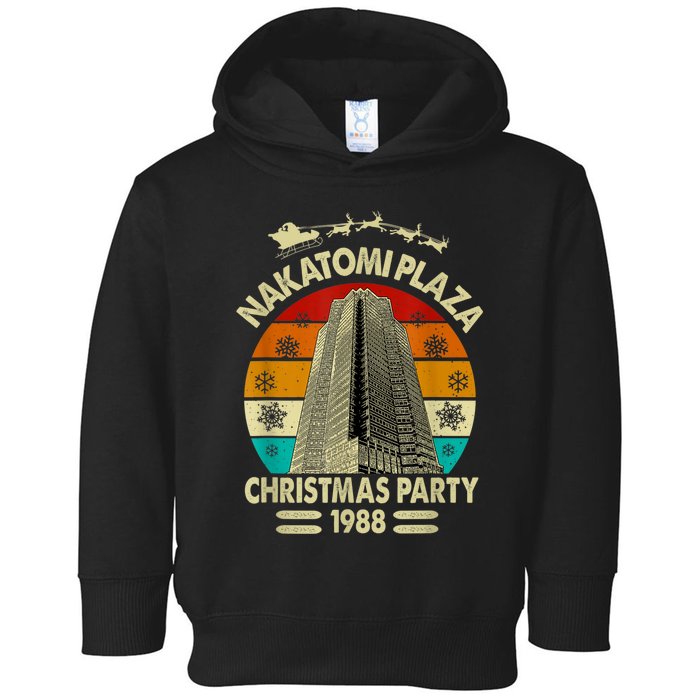 Funny Nakatomi Plaza Christmas Party 1988 Xmas Holiday Toddler Hoodie