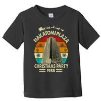 Funny Nakatomi Plaza Christmas Party 1988 Xmas Holiday Toddler T-Shirt