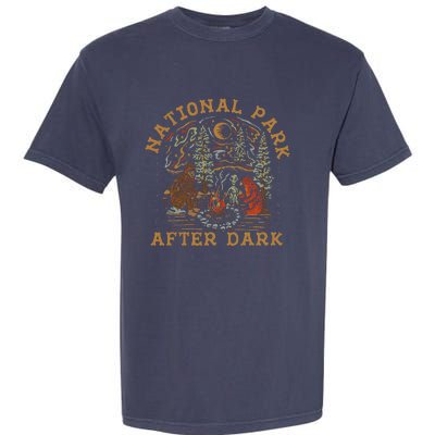 Funny National Park After Dark Garment-Dyed Heavyweight T-Shirt