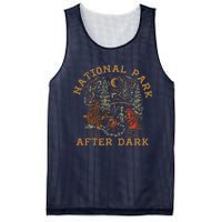 Funny National Park After Dark Mesh Reversible Basketball Jersey Tank