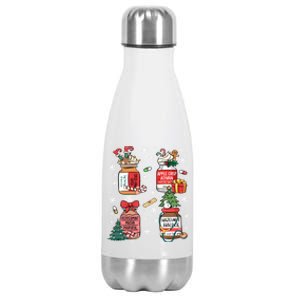 Funny Nurse Peppermint Mocha Propofol Bottles Icu Er Nurses Stainless Steel Insulated Water Bottle