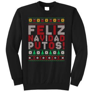 Feliz Navidad Putos Ugly Sweater Christmas Funny Sweatshirt