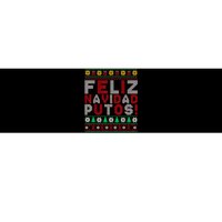 Feliz Navidad Putos Ugly Sweater Christmas Funny Bumper Sticker