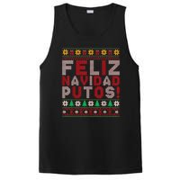 Feliz Navidad Putos Ugly Sweater Christmas Funny PosiCharge Competitor Tank