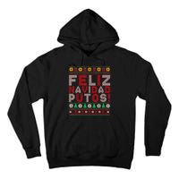 Feliz Navidad Putos Ugly Sweater Christmas Funny Tall Hoodie