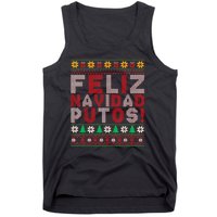 Feliz Navidad Putos Ugly Sweater Christmas Funny Tank Top