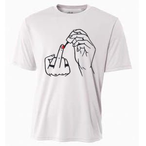 Feminism Nail Polish Cooling Performance Crew T-Shirt