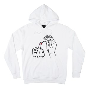 Feminism Nail Polish Hoodie