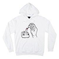 Feminism Nail Polish Hoodie