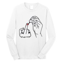 Feminism Nail Polish Long Sleeve Shirt