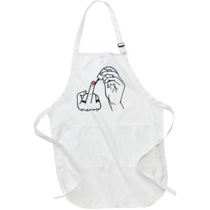 Feminism Nail Polish Full-Length Apron With Pockets