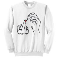 Feminism Nail Polish Sweatshirt