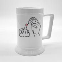 Feminism Nail Polish Beer Stein