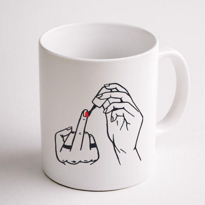 Feminism Nail Polish Coffee Mug