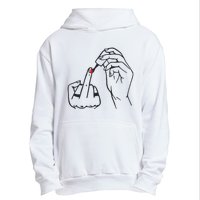 Feminism Nail Polish Urban Pullover Hoodie