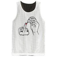 Feminism Nail Polish Mesh Reversible Basketball Jersey Tank