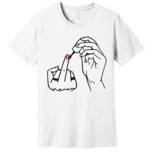 Feminism Nail Polish Premium T-Shirt