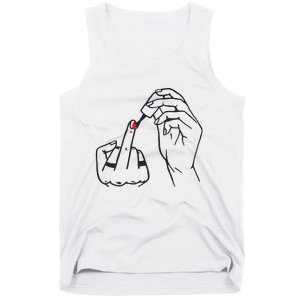 Feminism Nail Polish Tank Top