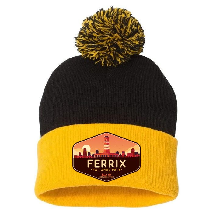 Ferrix National Park Visit The Morlani System! Pom Pom 12in Knit Beanie