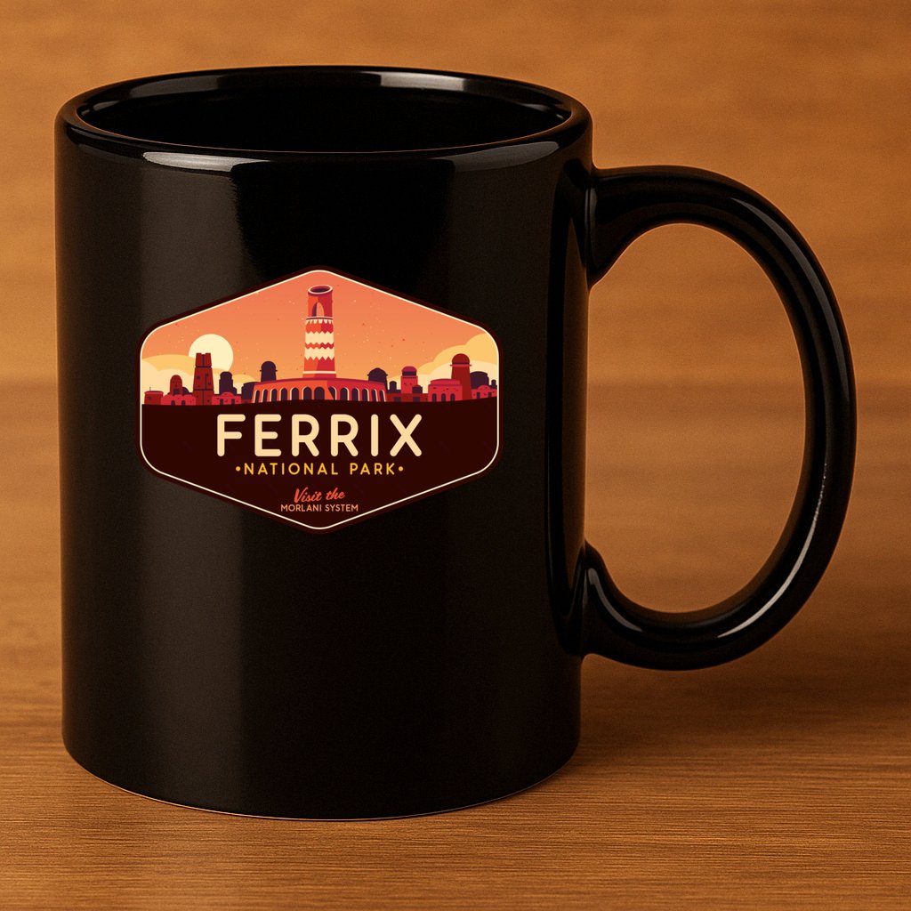 Ferrix National Park Visit The Morlani System! 11oz C Handle Ceramic Mug