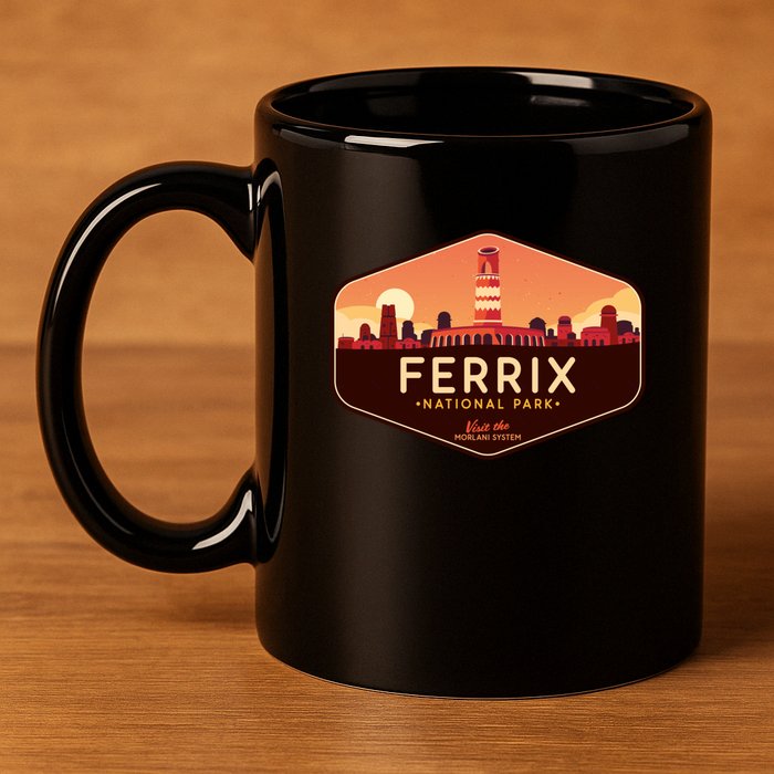 Ferrix National Park Visit The Morlani System! 11oz C Handle Ceramic Mug