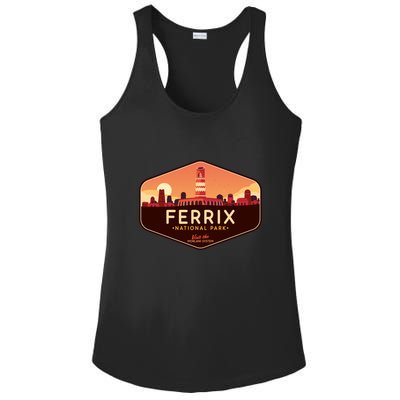 Ferrix National Park Visit The Morlani System! Ladies PosiCharge Competitor Racerback Tank