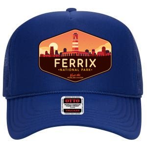 Ferrix National Park Visit The Morlani System! High Crown Mesh Back Trucker Hat