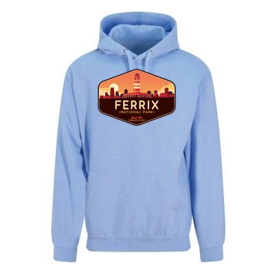 Ferrix National Park Visit The Morlani System! Unisex Surf Hoodie