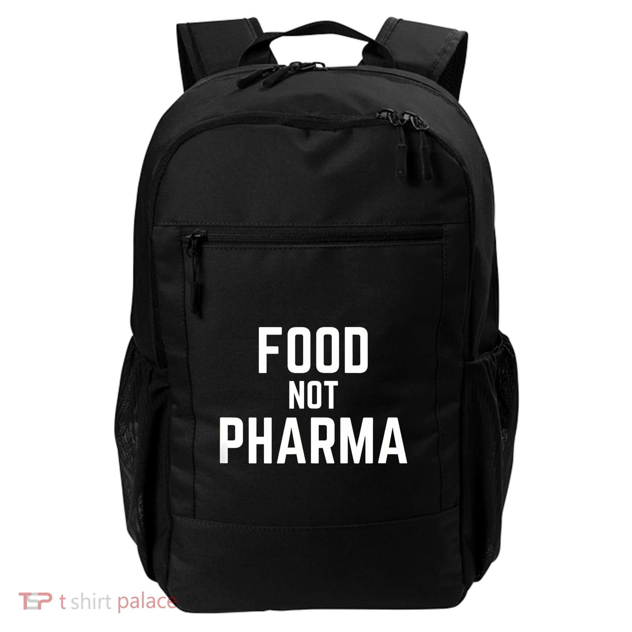 Food Not Pharma Natural Organic Nutrition Backpack