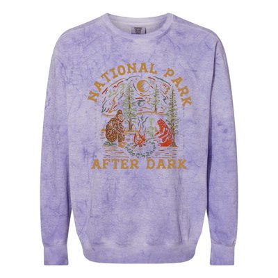 Funny National Park After Dark Gift Colorblast Crewneck Sweatshirt