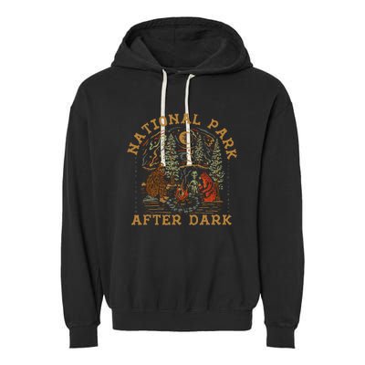 Funny National Park After Dark Gift Garment-Dyed Fleece Hoodie